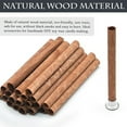 thumbnail image 4 of 20PCS Wood Spiral Candle Wicks 4x0.32inch/100x8mm, Wood Wick Tube with Stands for Candle Making, Natural Round Wooden, 4 of 6
