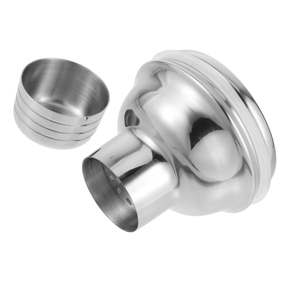 FOMIYES Plated Stainless Steel Shaker Lid Replacement with Leak-Proof Seal for Bar Tools and Home Cocktail Mixing