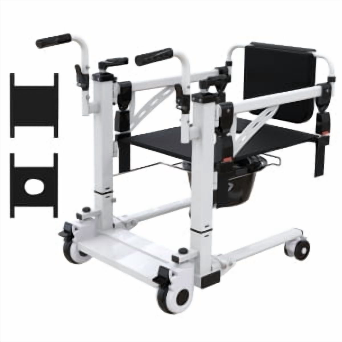 Patient Lift Transfer Chair, Home Bedside Commode Elderly Transport Chair, Wheelchair Lift for car, Toilets Seat Transfer Aid