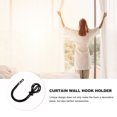 thumbnail image 3 of Shisuyan 2Pcs Curtain Hooks For Drapes Black Iron Retro Style Interior Designers, 3 of 9