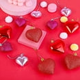 thumbnail image 3 of 12 Pack Valentine's Heart-Shaped Baubles Heart Ornaments Hanging Balls 3 Styles Home Tree Window Decor, 3 of 5
