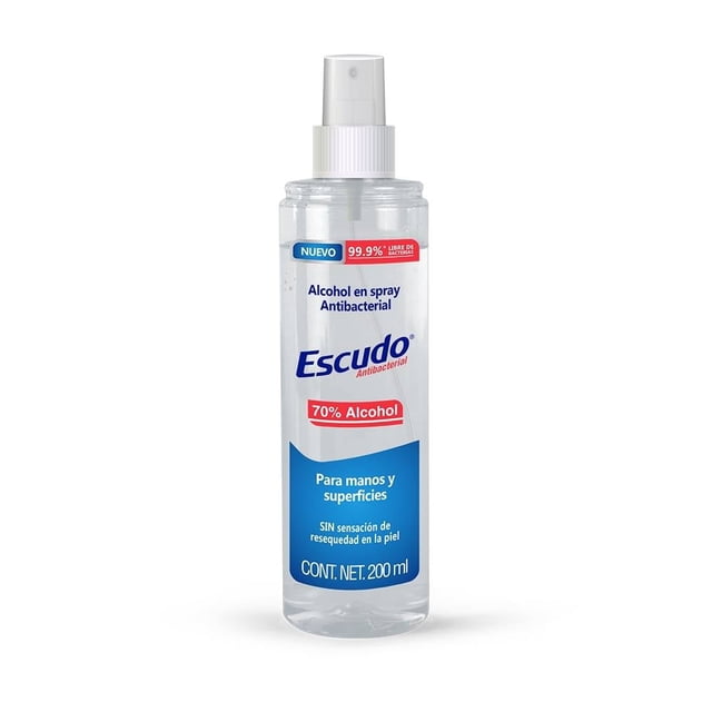 Solución antiseptica Escudo antibacterial spray de 200 ml