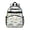 Excavator and Mountain White Pattern-1, variant on Excavator and Road Barrier Blue Pattern Cute School Backpack Bag for School with Padded Back and Adjustable Shoulder Straps 15.25"x11.5"x5.25"
