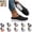 Black, variant on Orthopedic Sneakers for Women Breathable Mesh Knit Sneakers Slip on Soft Non-Slip Walking Shoes(Beige)