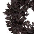 thumbnail image 3 of My Texas House Halloween Layered Foliage Wreath, Plum, 24", 3 of 5