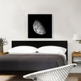 thumbnail image 2 of ARTCANVAS Waning Gibbous Moon With Craters Canvas Art Print - Size: 26" x 26" (1.50" Deep), 2 of 9