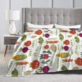 thumbnail image 5 of XMXY Fleece Throw Blanket for Couch, Vegetable Corn Tomato Food Lightweight Plush Fuzzy Cozy Soft Bed Blankets and Throws for Sofa, 40"x30" inches, 5 of 8