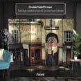 thumbnail image 2 of Oriental Furniture 6 ft. Tall French Cafe Canvas Room Divider - 6 Panel, 2 of 6