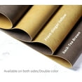 thumbnail image 3 of RENMTURE Faux Leather Placemats,Cup mat,Non-Slip, for Kitchen Dining Table,Conference,Restaurant,Coffee Shop (Walnut Brown, Rectangle)_Gift Of G, 3 of 5