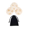 thumbnail image 4 of stanreset 3Pcs Acrylic Astrological Dice Constellation Cards Accessory Dice for gifts Style E, 4 of 9