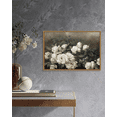 thumbnail image 5 of Drsoum 16x24in Floral Canvas Wall Art Vintage Classical Painting Retro Flower Room Decor for Hallway Bedroom Living Room - Natural Framed, 5 of 6