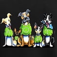 thumbnail image 3 of CafePress - Adopt Shelter Dogs Pajamas - Women's Short Sleeve Print T-Shirt and Pants Dark Cotton Pajama Set, 3 of 7