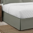 thumbnail image 2 of Luxury Hotel Classic Tailored 14" Drop Silver Bed Skirt, Full, 2 of 6