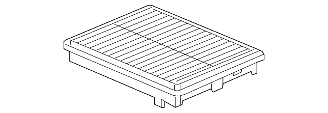 Genuine OE Acura Air Filter - 17220-5MS-H00