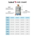 thumbnail image 7 of BALEAF Womens Shirts Long Sleeve Tops UPF 50+ Sun Protection Shirts SPF UV Quick Dry Lightweight T-Shirt Outdoor Hiking Runing Fishing Grey Grey XXL, 7 of 7