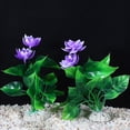 thumbnail image 5 of Unique Bargains 1pcs Fish Tank Aquarium Decorations Plants Purple 5.91" PE Ceramics Plants for Aquarium Decor, 5 of 7