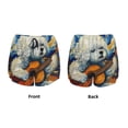 thumbnail image 5 of Lsque Dog Guitar Starry Night Printed Women's Running Shorts with Liner Pockets,Elastic Quick Dry Workout Athletic Gym Yoga Shorts,Womens High Waist Shorts-, 5 of 9