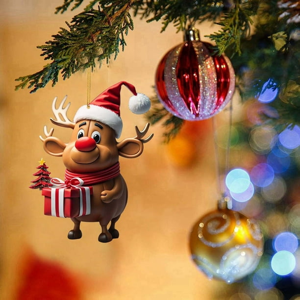 Decorative Reindeer Family Pendant Deer Family Ornament Christmas Tree / Car