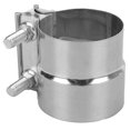 thumbnail image 1 of 3in Exhaust Band Clamp Lap Joint Stainless Steel Coupler for Muffler Downpipe Header Manifold, 1 of 5