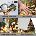 thumbnail image 3 of 1pc Three Rabbits in a Garden Absorbent Non-Slip Bathroom Thickened Flannel Rug Decor,Soft,Quick Drying,Suitable For Indoor/outdoor Use,Bathrooms,Bedrooms,Kitchens,Terrace,Laundry Rooms,16"x24", 3 of 9