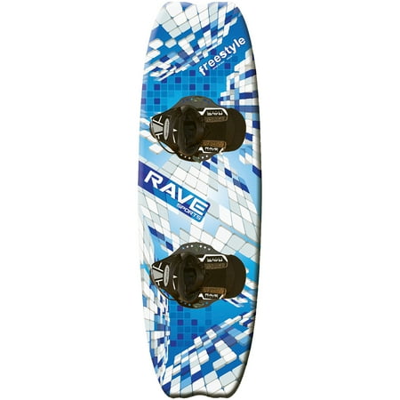 Xtreme Wakeboard - Rave Sports Freestyle Wakeboard with Striker Boots