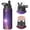 Black-3, variant on Galaxy Insulated Water Bottle with Straw & Cleaning Brush – 18oz | Leakproof, BPA-Free, 304 Stainless Steel, Wide Mouth, Travel Mug for Car, Gym, Office, Starry, Christmas Thanksgiving Gift