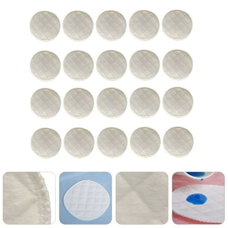TELOLY 20Pcs Washable Breast Pads Reusable Nursing Pads for Breastfeeding