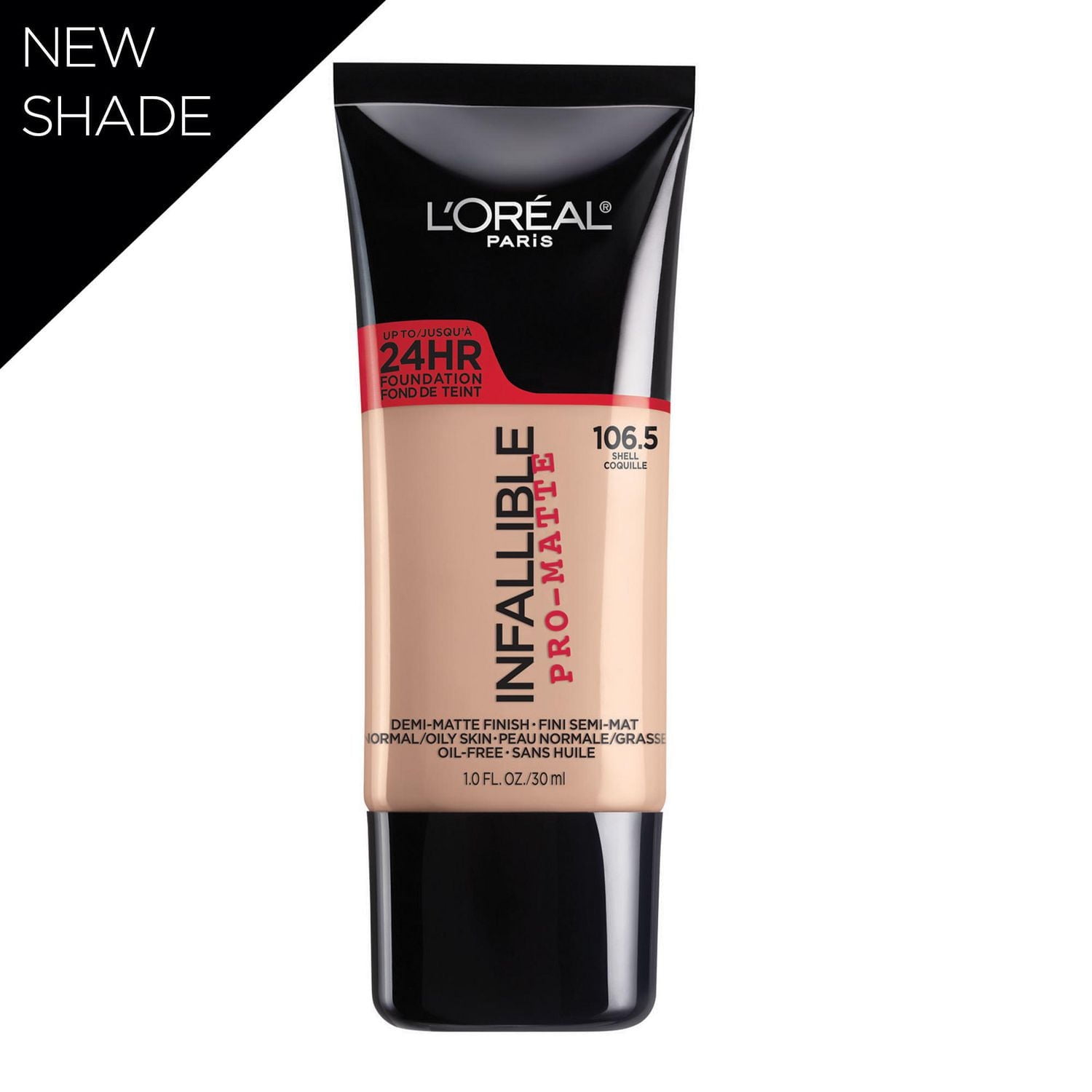 L'Oréal Paris Fond de Teint Pro-Matte| Sans Huile, Texture Légère, Longue Tenue Jusqu’à 24hr| Ivoire Classique