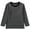 Black, variant on hotojiny Little Boys Girls Thermal Tops Toddler Kids Winter Undershirt Stripe Crew Neck Baselayer Warm Long Sleeve T Shirts 3-17 Y