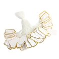 thumbnail image 1 of 100pcs Jewellery Rings Labels Price Tags ing String Price Labels Tags Golden, 1 of 8