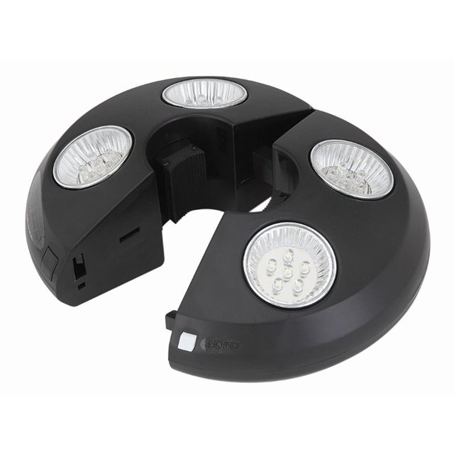 Simply Shade Vega Modern Plastic Umbrella Light in Black Finish