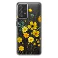 thumbnail image 1 of MUNDAZE Samsung Galaxy A72 Yellow Summer Flowers Floral Shockproof Clear Hybrid Protective Phone Case Cover, 1 of 5
