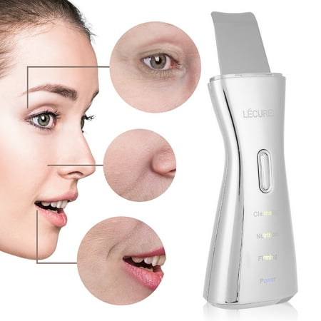Ejoyous Ultrasonic Ion Skin Scrubber Deep Cleansing Nutrition Face Skin Cleaner Blackhead Removal, Pores Cleaning Machine, Facial Peeling