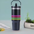 thumbnail image 5 of LILELIS Cup Stainless Steel Insulated Cup Outdoor Casual Car Cup Thoughtful Handle and Straw Cup Design Ensuring That Your Hot Drinks Stay Warm and Enjoy Every Exciting Moment! Red 26cm, 5 of 5