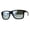 Black Silver, variant on Mens Sport Plastic Mirror Lens Warp Around Agent Sunglasses Black Silver