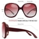 thumbnail image 2 of Gafas de sol Joopin de gran tamaño, polarizadas, elegantes, color burdeos, para mujer, 2 of 6