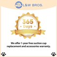 thumbnail image 5 of L&W BROS. Cat Window Perch with Soft Cushion, Foldable Cat Window Hammock Hold up 50 lb, Machine Washable, Easy to Assemble, White, 5 of 7