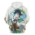thumbnail image 3 of Genshin Impact Unisex Sweatshirts Loose Pullover Sweater Hooded Hoodie 3D Printing Jacket Winter Fall Clothes S, 3 of 7