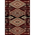 thumbnail image 1 of Mayberry Rug AD8989 8X10 Tapis de Destination Américaine 7 Pi. 10 Po. x 9 Pi. 10 Po. Arc Cassé, Rouge, 1 of 1