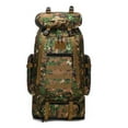 thumbnail image 1 of 100L Camping Backpack Heightening Expansion Unisex Portable Water Resistant Climbing Bag for Outdoor, 1 of 10