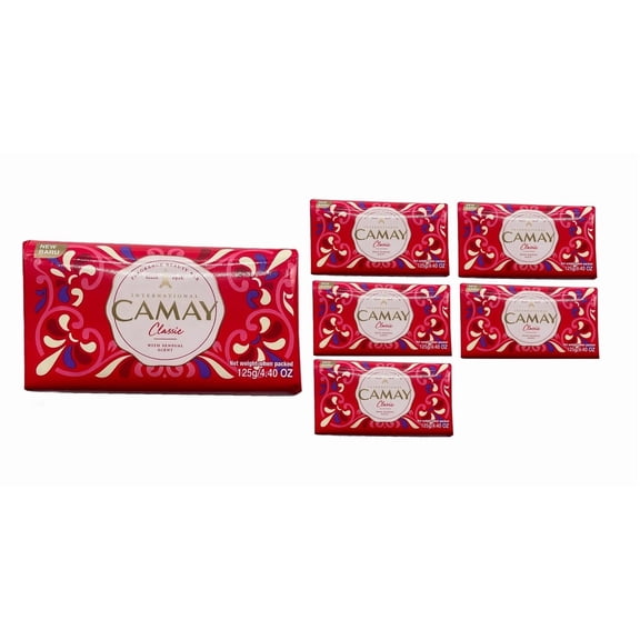 Pack of 6 Camay Classic Bar Soap 4.40oz Each