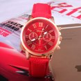 thumbnail image 3 of Reloj de mujer con correa de tres ojos Reloj de mujer de moda con romanos graduados, 3 of 6