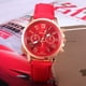 thumbnail image 3 of Reloj de mujer con correa de tres ojos Reloj de mujer de moda con romanos graduados, 3 of 6