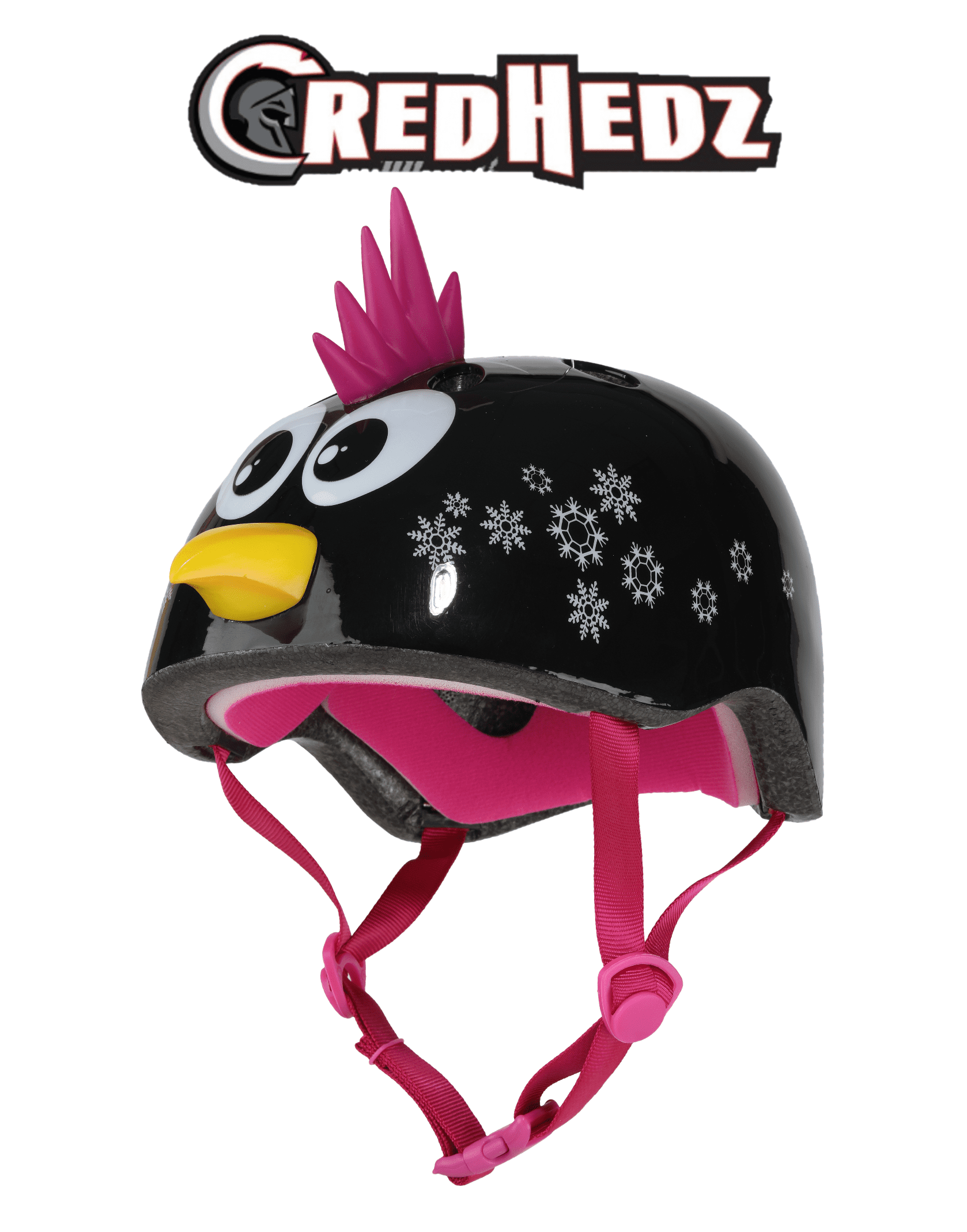 Credhedz Punk Panda Kids Bike Helmet & Kids Skateboard Helmet 