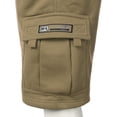 thumbnail image 4 of Ma Croix Men's Casual Loose Fit Fleece Cargo Sweat Shorts with Elastic Deawstring, 4 of 5