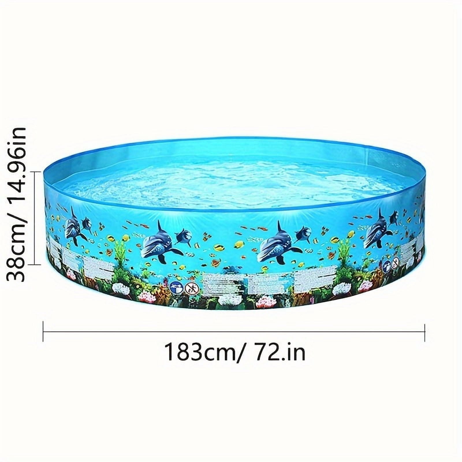 Small Medium Large Inflatable Swimming Pool Thickened Wear Resistant Design Family Summer Outdoor Courtyard Pool For Party Entertainment 122 152 183cm