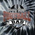 thumbnail image 2 of Wild Bobby, Friday Night Football Dad, Sports, Unisex Graphic Hoodie Sweatshirt, Spiral Black, Medium, 2 of 4