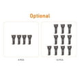 thumbnail image 4 of 4 PCS Brick Hook Clip Outdoor Hanging Hooks for 60-70mm Brick in Height No Drilling Sliding Brick Hanger Clips for Festival Birthday Decoration, 4 of 7
