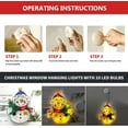 thumbnail image 4 of Christmas Window Hanging Lights Decorations Christmas Window Lights for House LED Christmas Window Lights Silhouette Decoration Lighted Christmas Window Decorations, 4 of 7