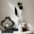thumbnail image 3 of Modern Home Decor Abstract Decorative Sculpture Decorations for Living Room Dining Room Office, Resin Art Statues Coffee Table Bookshelf Decor Accents (Black), 3 of 6